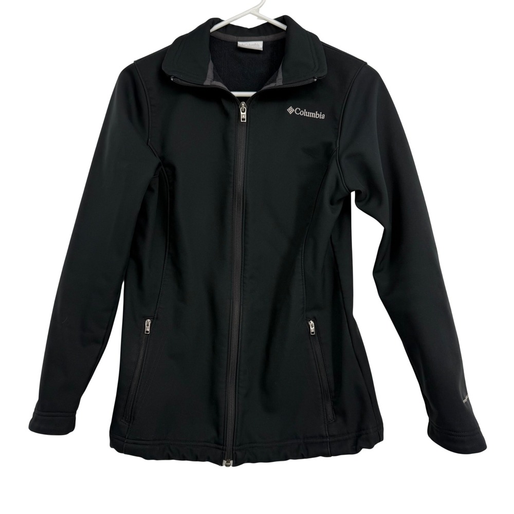 Columbia Omni-Shield Women's Softshell Jacket Black Size Small‎ Outdoor Gorpcore